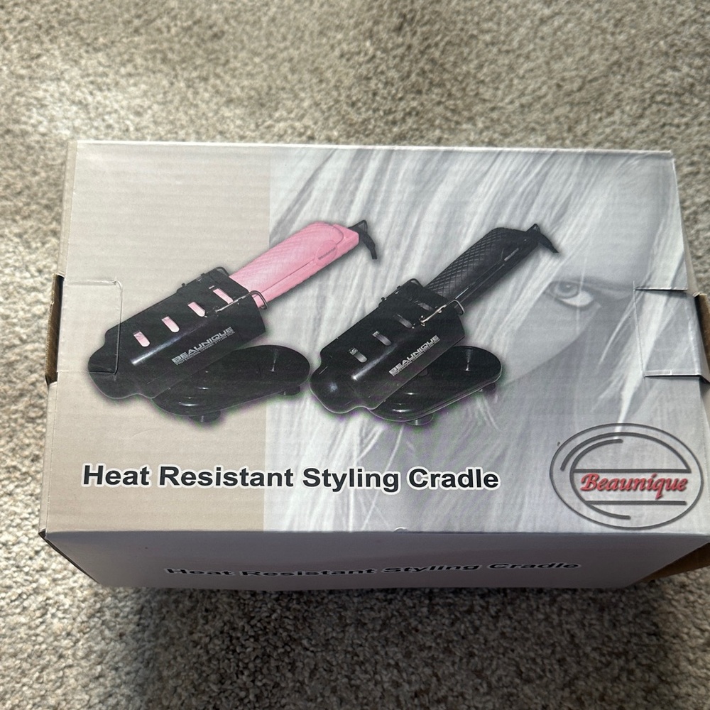 Heat Resistant Styling Cradle -  Black